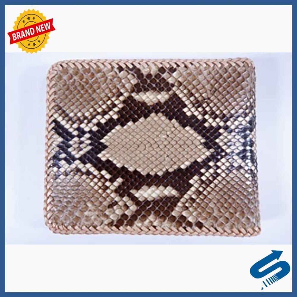 Genuine Python Leather Bifold Wallet with 5 Card … - image 3